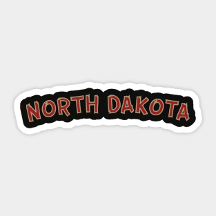 North Dakota Sticker